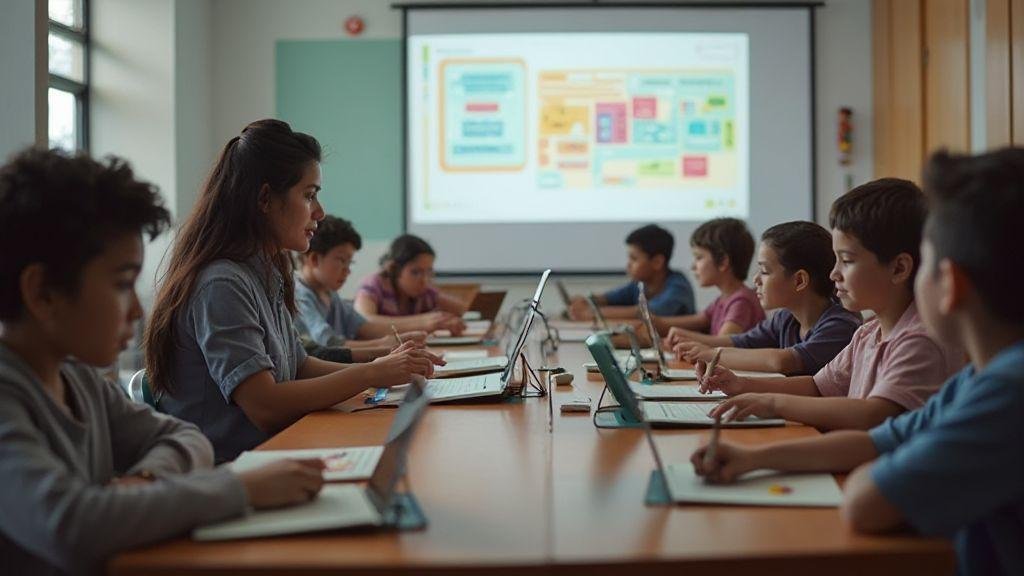 Ferramentas para professores: software adaptativo para escolas fundamentais e análise de desempenho estudantil em tempo real