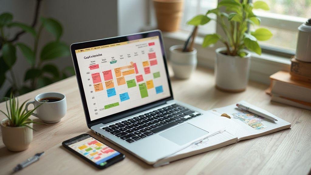Use um calendário editorial social para planear e automatizar suas publicações