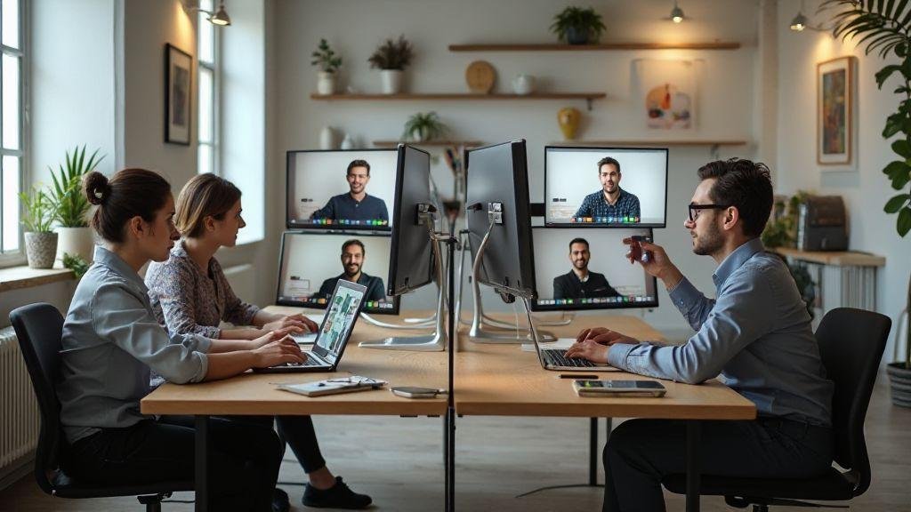 Estrutura de scripts de vendas para equipes remotas
