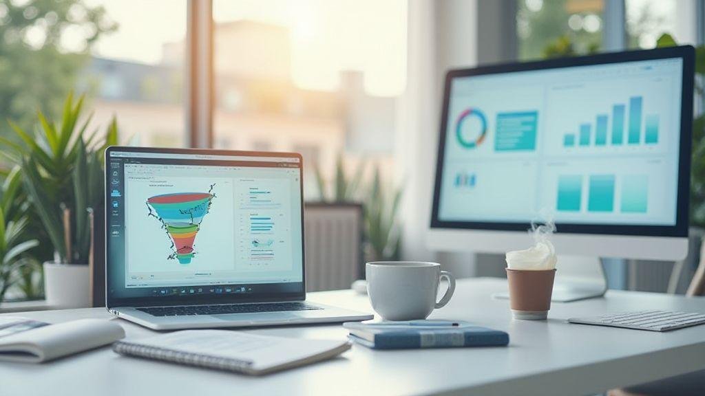 Funil de vendas para cursos online e automação