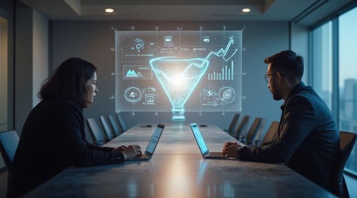 Técnicas de venda consultiva para aumentar a taxa de conversão em reuniões de vendas entre empresas com funil, tráfego pago e automação de marketing