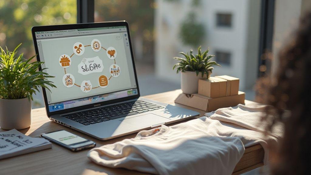 Funil de vendas para print on demand