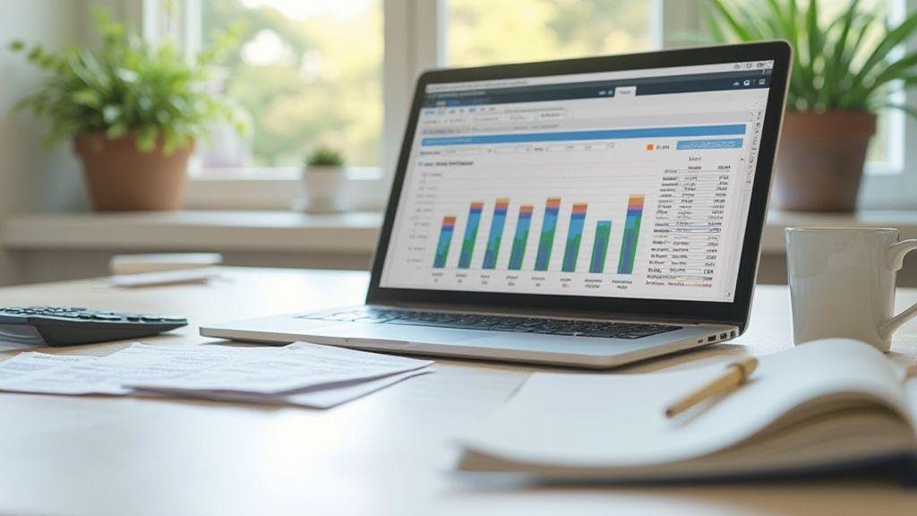 Orçamento mensal e controle de caixa