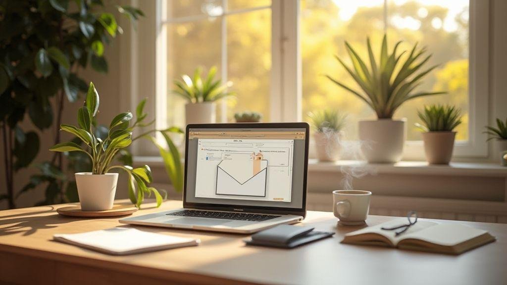 Sequência de emails de boas-vindas e nutrição