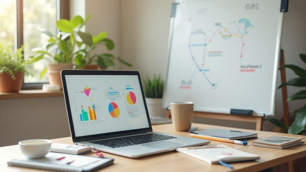 Plano do seu negócio online para educação do zero