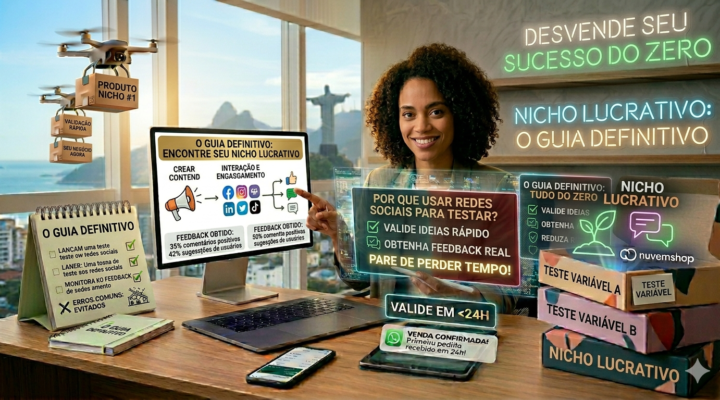 O Guia Definitivo para Encontrar um Nicho Lucrativo no Marketing Digital — Tudo para Criar Seu Negócio do Zero e Parar de Perder Tempo.