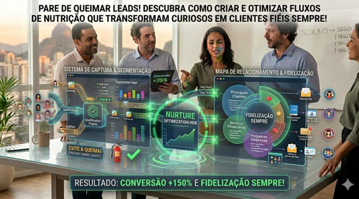 Pare de Queimar Leads! Descubra Como Criar e Otimizar Fluxos de Nutrição que Transformam Curiosos em Clientes Fiéis SEMPRE!