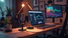 Domine cursos online de produção de podcast com roteiro gravação edição e estratégias de monetização, crie um negócio online do zero com marketing e automação