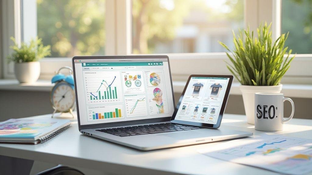 Otimização e SEO para produtos personalizados e otimização de fichas de produto para POD