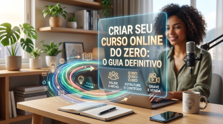 Como Criar um Curso Online do Zero: O Guia Definitivo